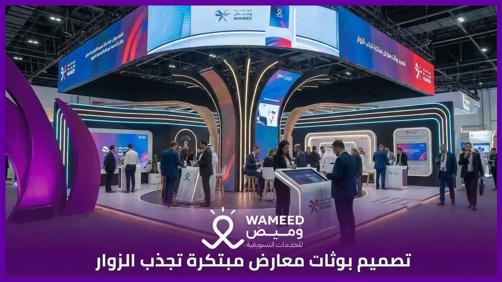 تصميم بوثات معارض مبتكرة تجذب الزوار