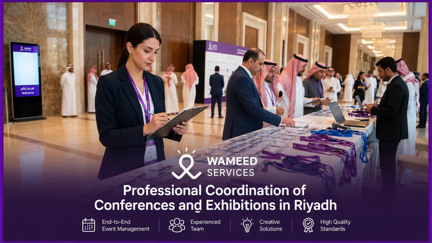 Professional Coordination of Conferences and Exhibitions in Riyadh