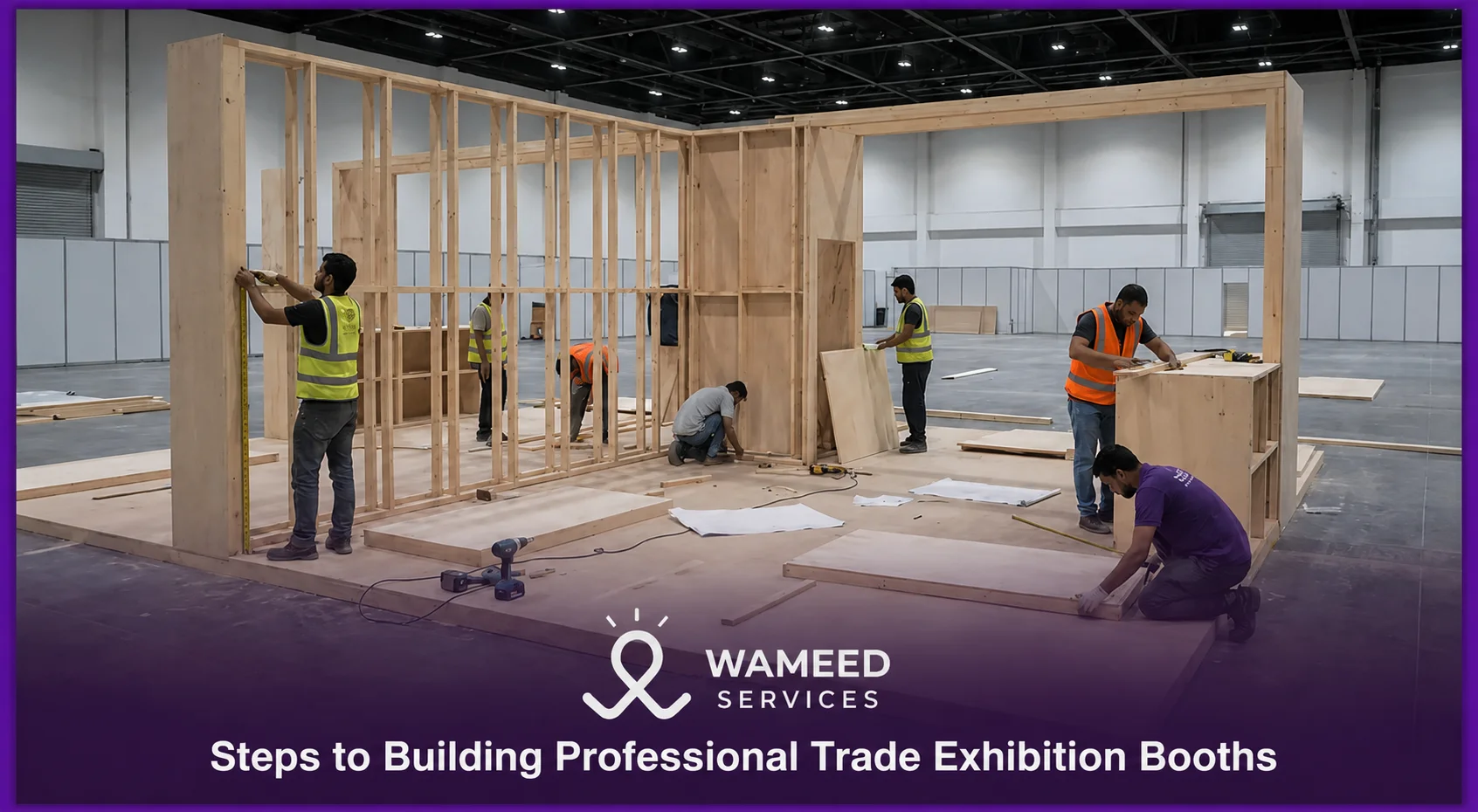 Steps to Building Professional Trade Exhibition Booths