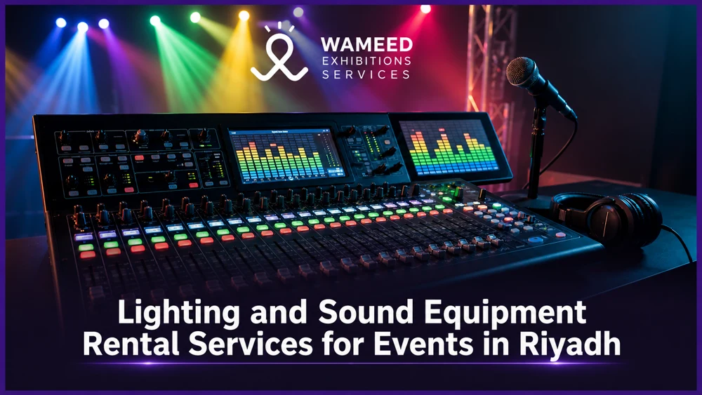 Lighting and Sound Equipment Rental Services for Events in Riyadh