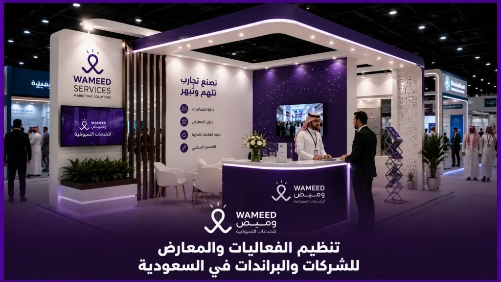 تنظيم الفعاليات والمعارض للشركات والبراندات في السعودية