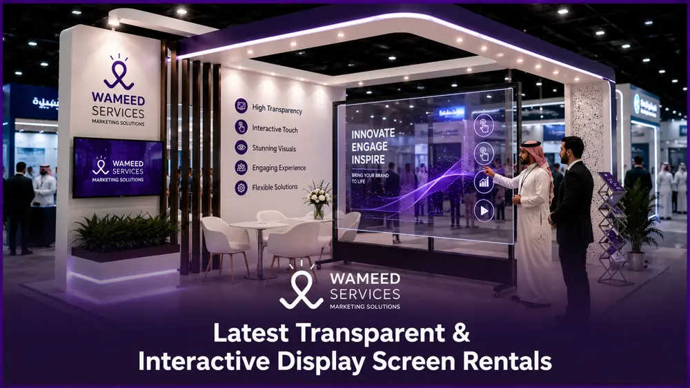 Latest Transparent and Interactive Display Screen Rental Solutions