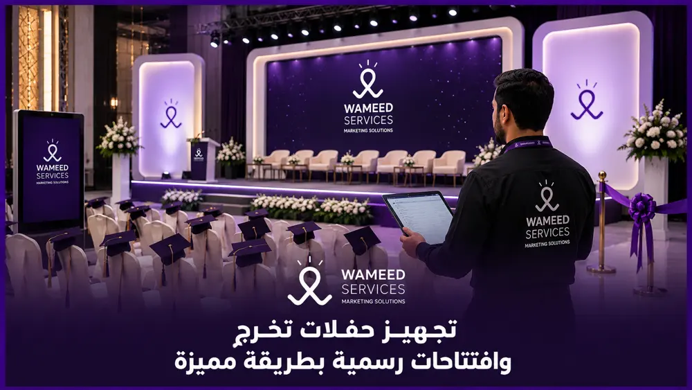 تجهيز حفلات تخرج وافتتاحات رسمية بطريقة مميزة